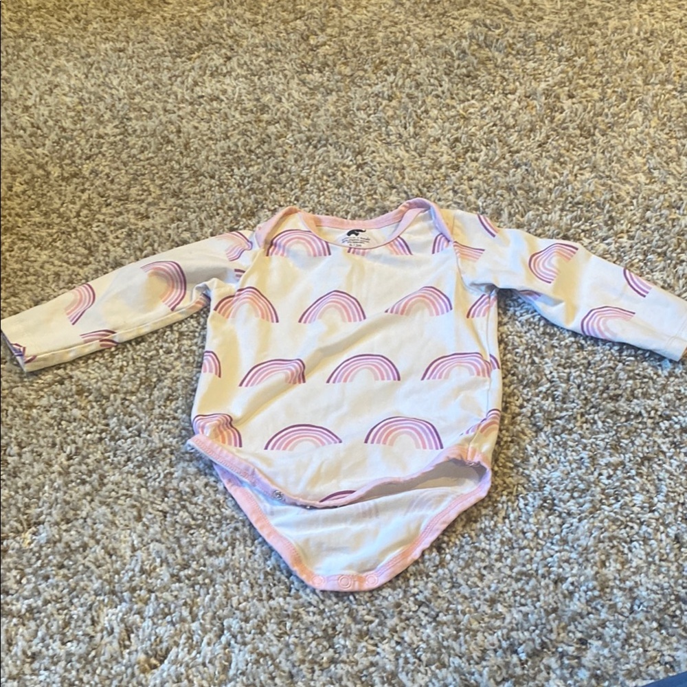 Rainbow Print Kids One Piece